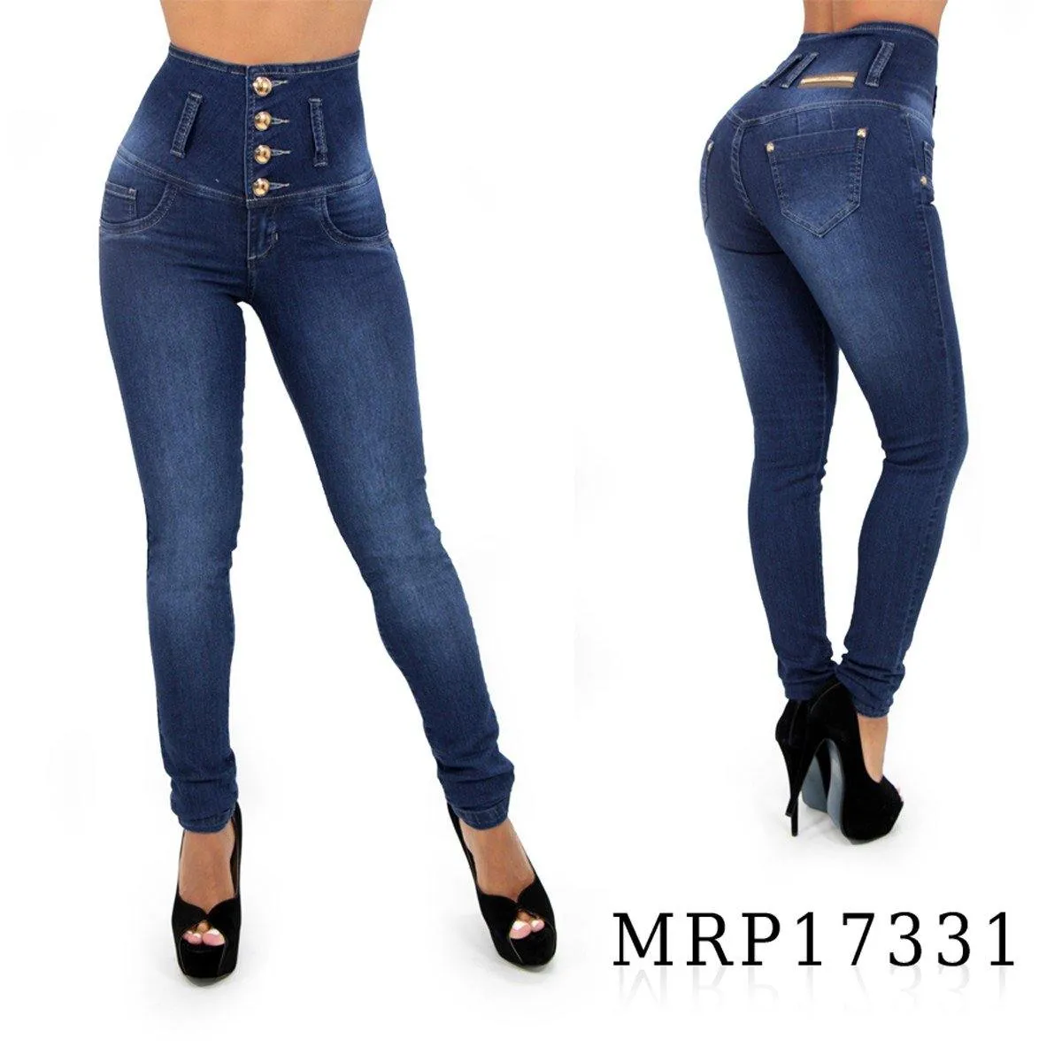 17331 Maripily High Waist Skinny Jean
