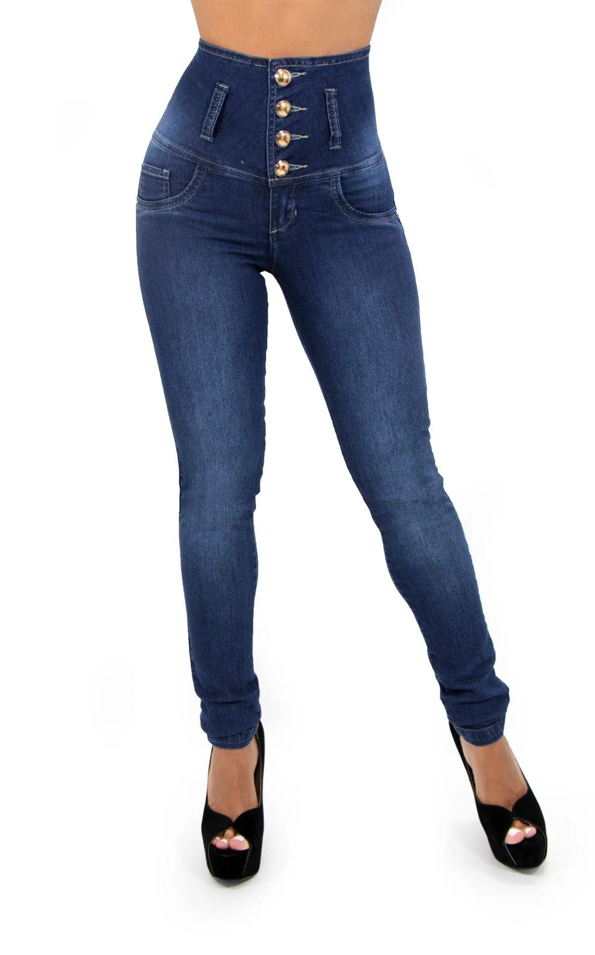 17331 Maripily High Waist Skinny Jean