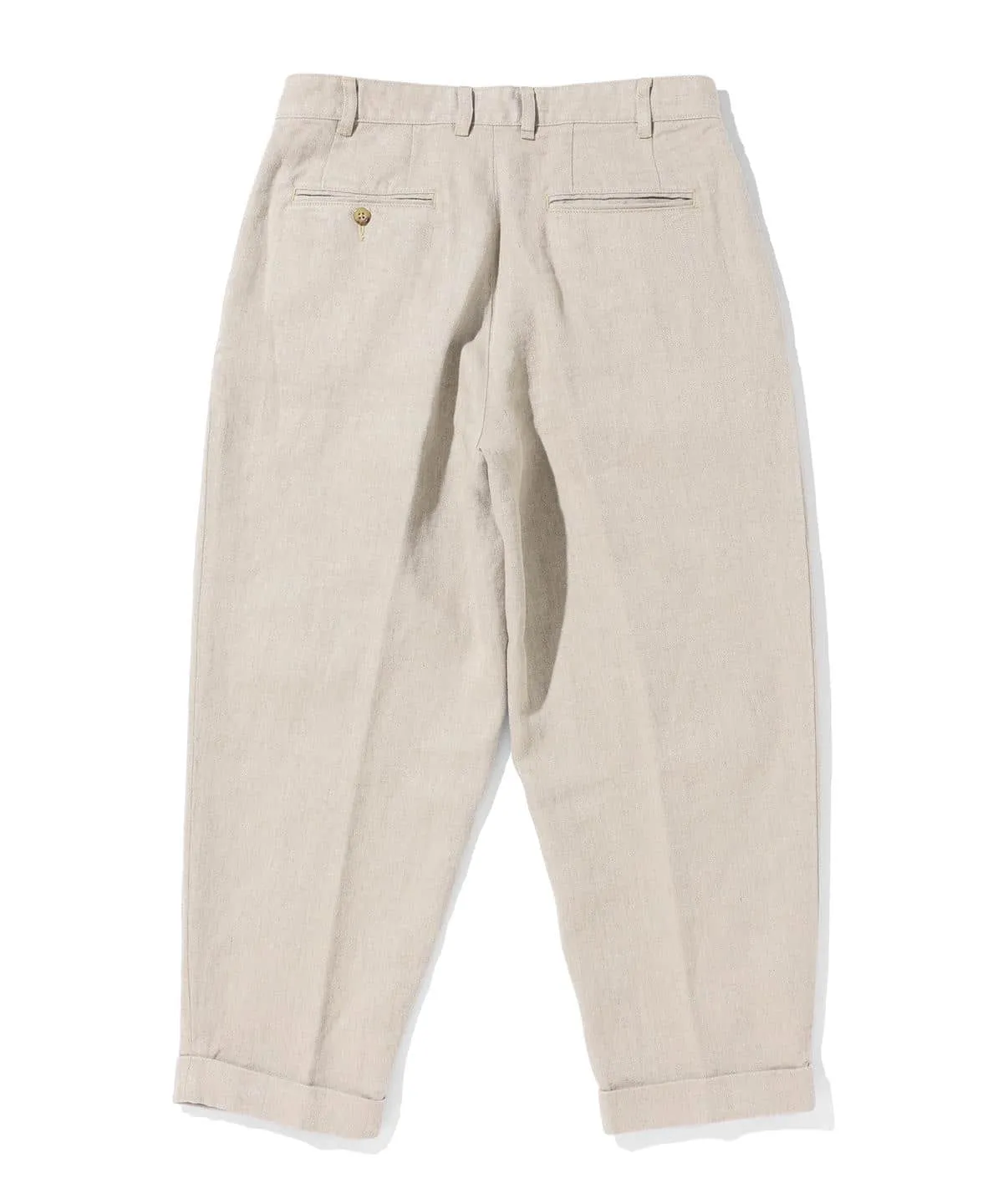 2-Pleat Linen Chinos