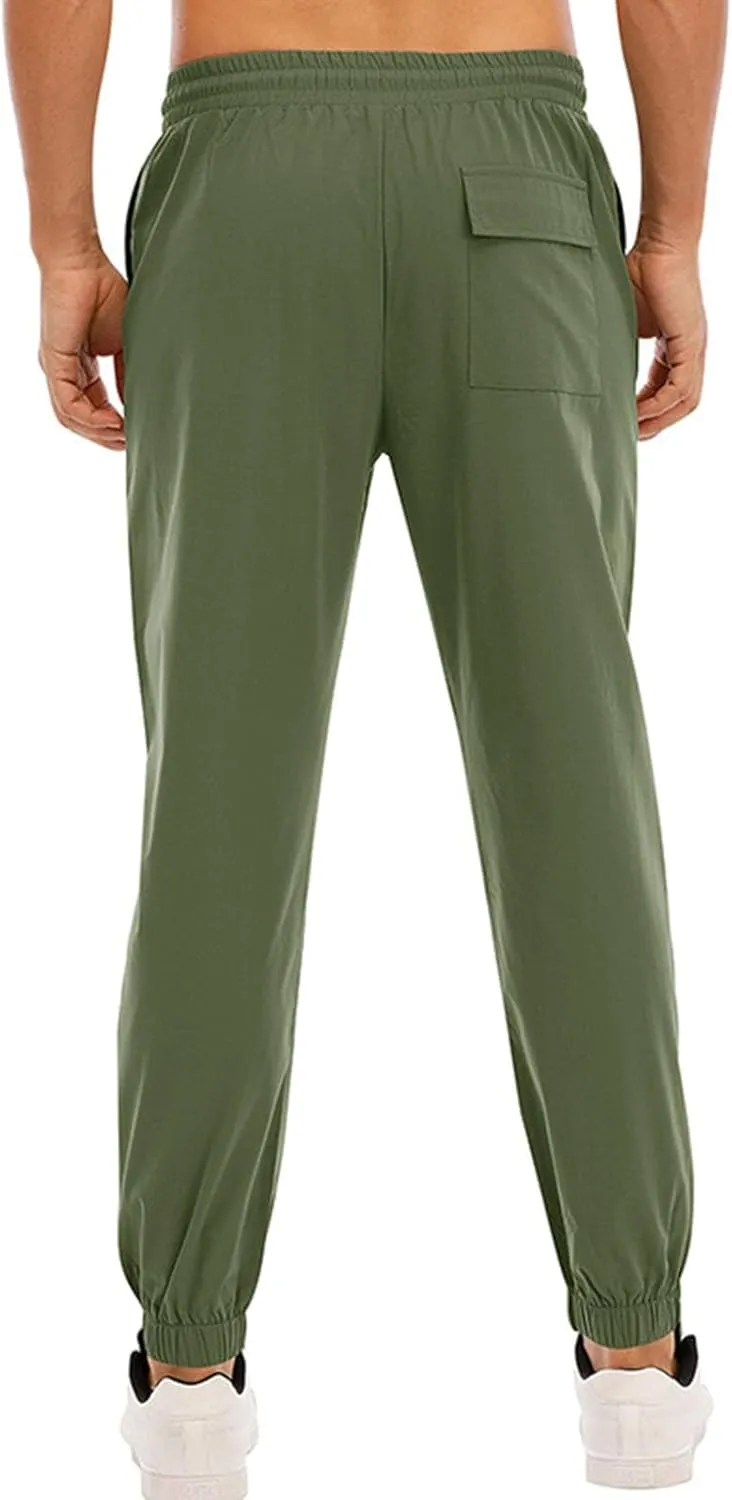 2023 Men's Sweatpants Plus Size Lightweight Exercise Pants Running Workout Sports Trousers Stylish Soft Joggers Pant Bottoms