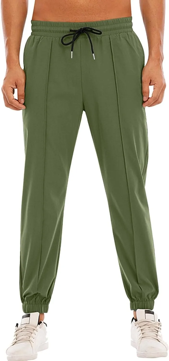 2023 Men's Sweatpants Plus Size Lightweight Exercise Pants Running Workout Sports Trousers Stylish Soft Joggers Pant Bottoms