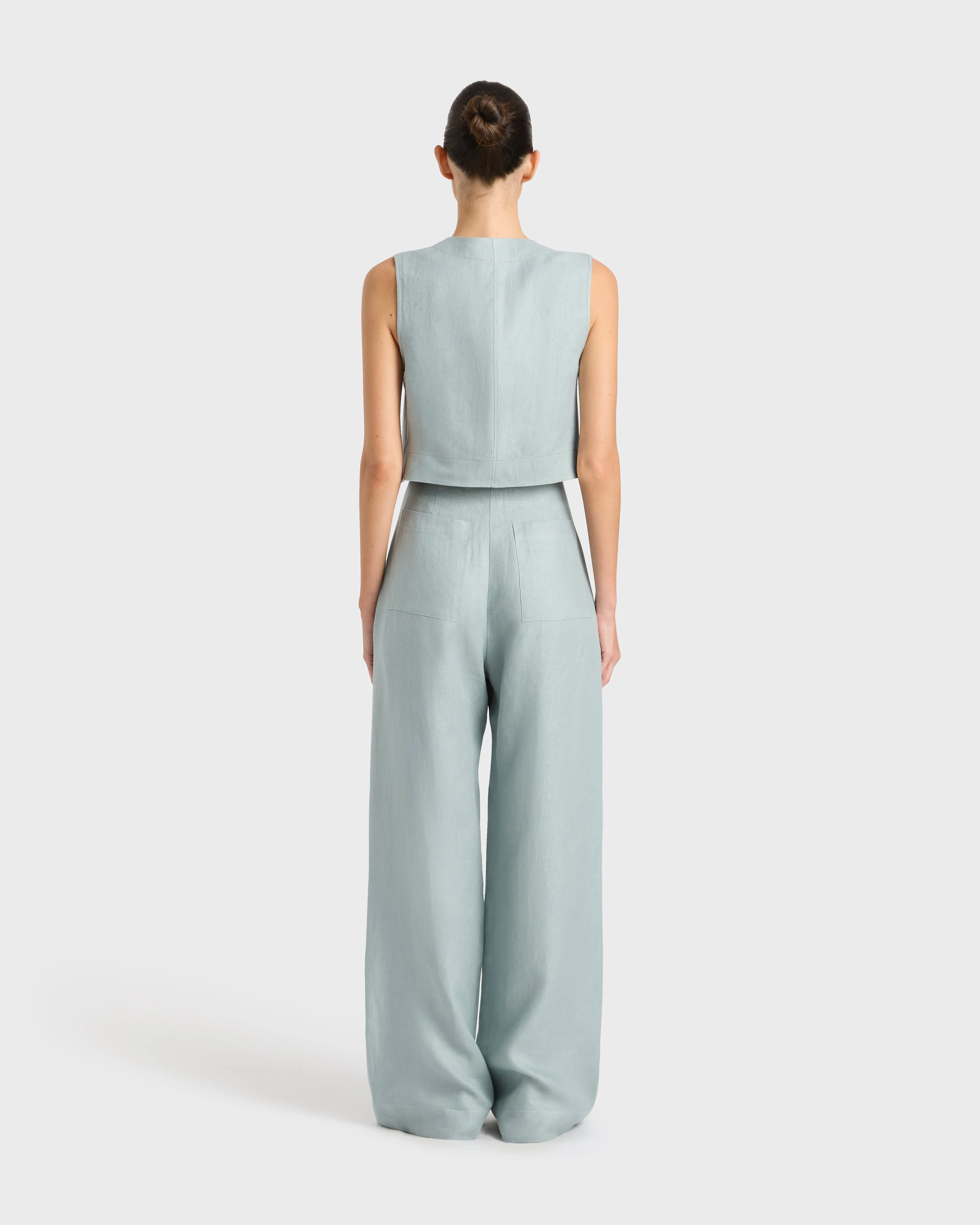 Atami Tailored Pant - Celadon