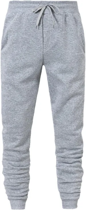Cargo Pants for Men Relaxed Fit Mens Cargo Pants and Elastic Bottom Men's Heavyweight Fleece Cargo Sweatpants Outdoor