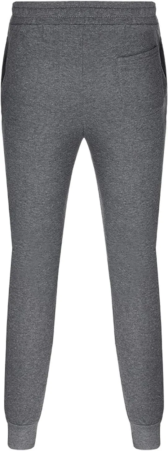 Cargo Sweatpants for Men Drawstring Sport Trousers Men's Heavyweight Fleece Cargo Sweatpants Elastic Waist Drawstring