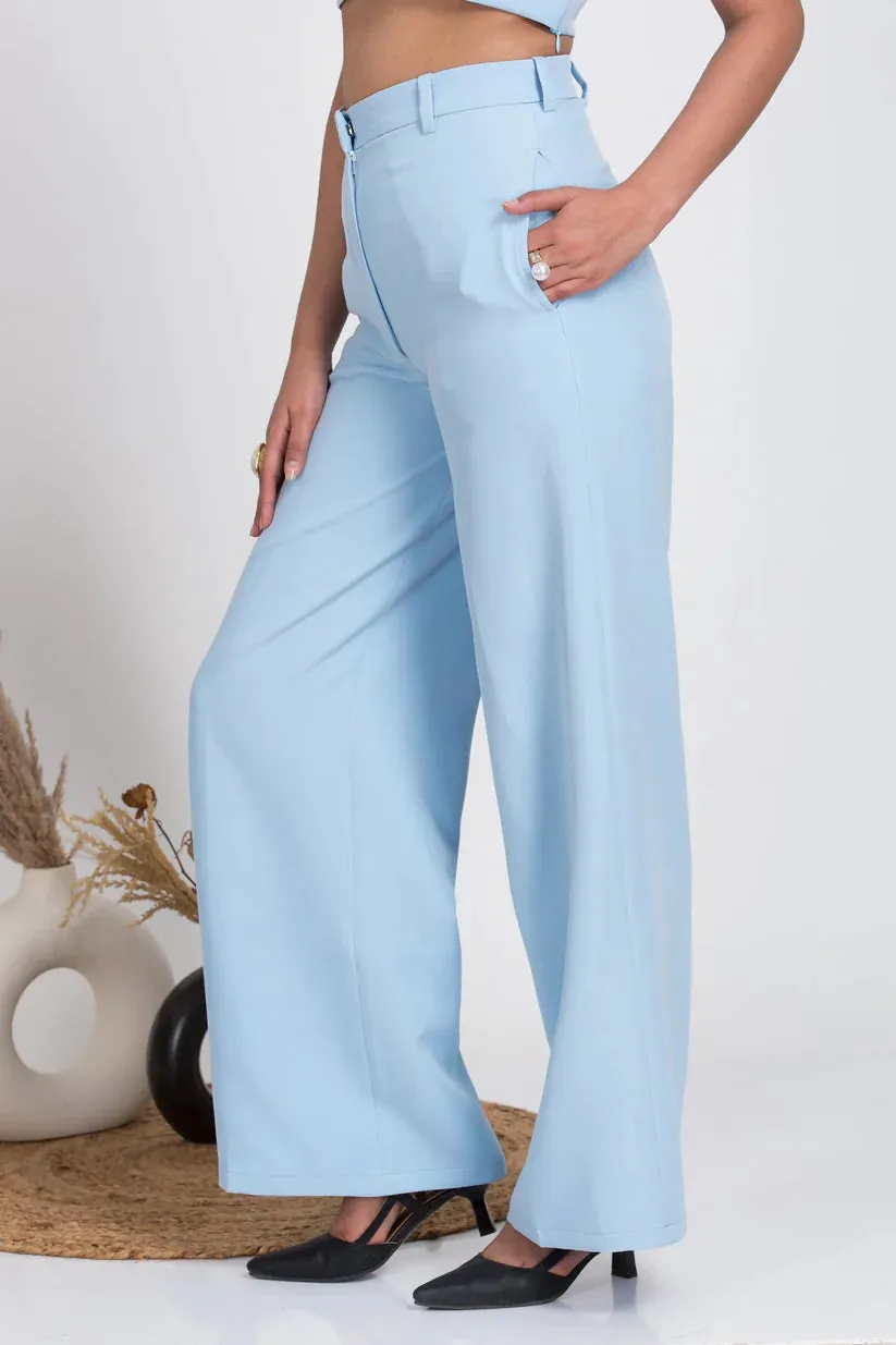 Comfort Fit Women's Mid Rise Straight Pants