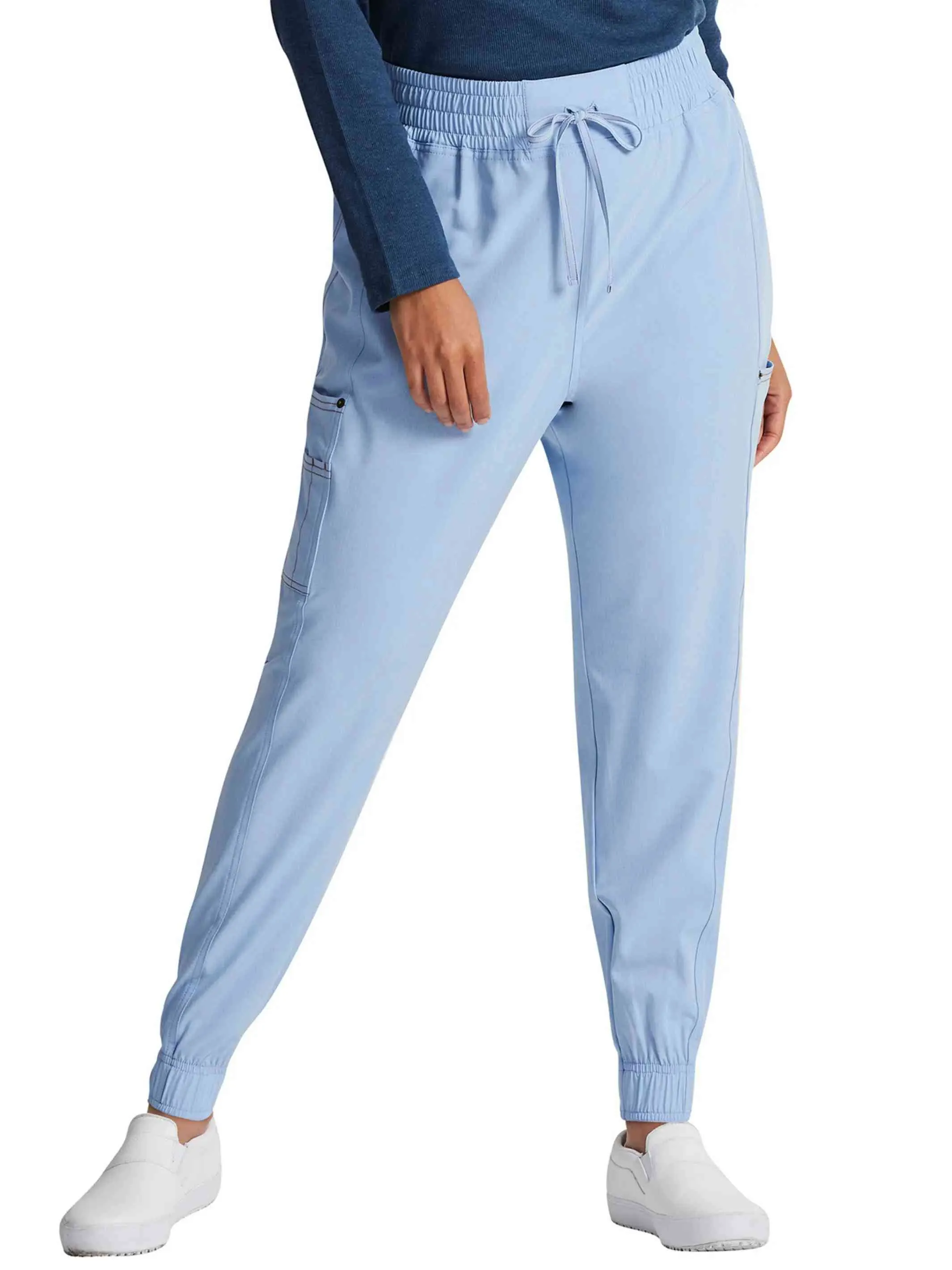 Dickies Riveting Women's Jogger (Self Cuffs) | Light Chambray
