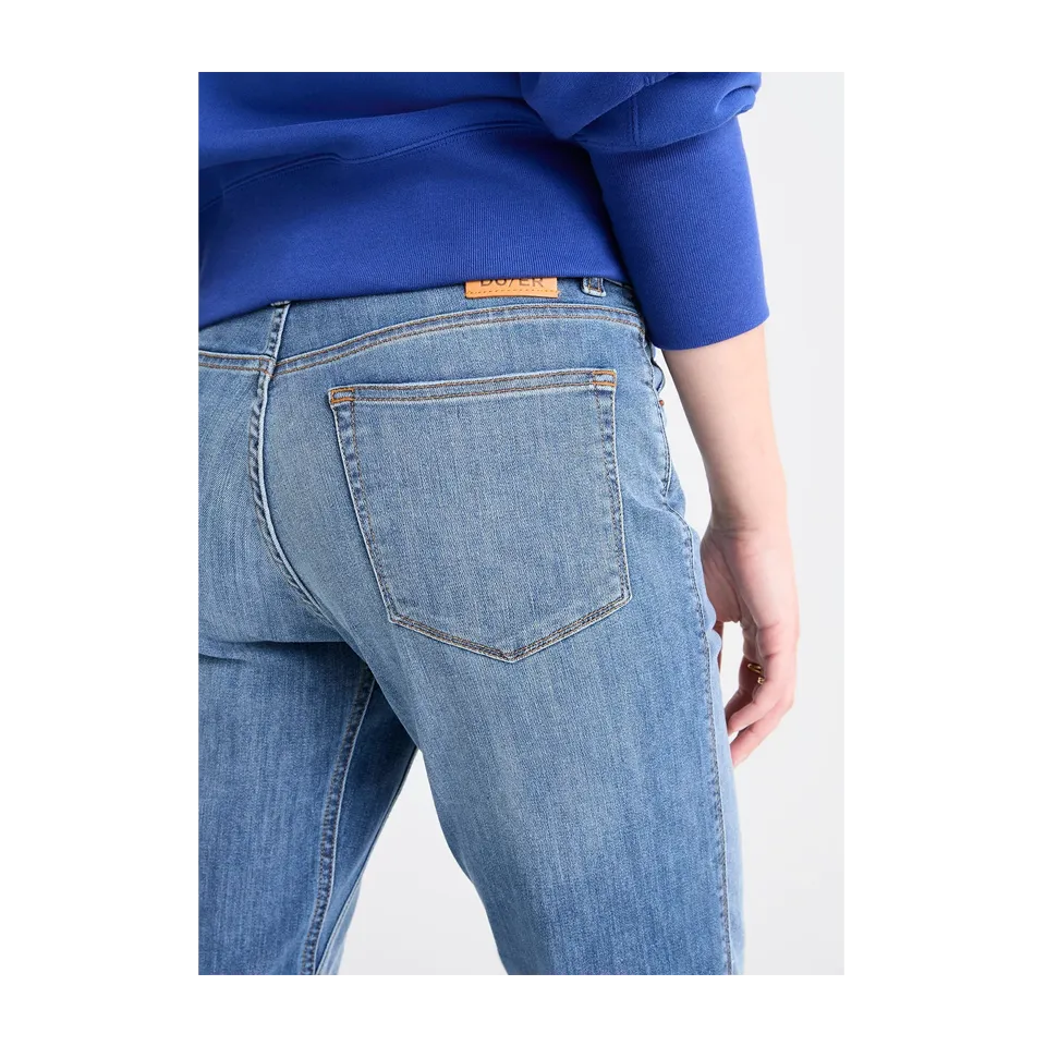 DUER Women's Performance Denim Girlfriend Vintage Light Stone
