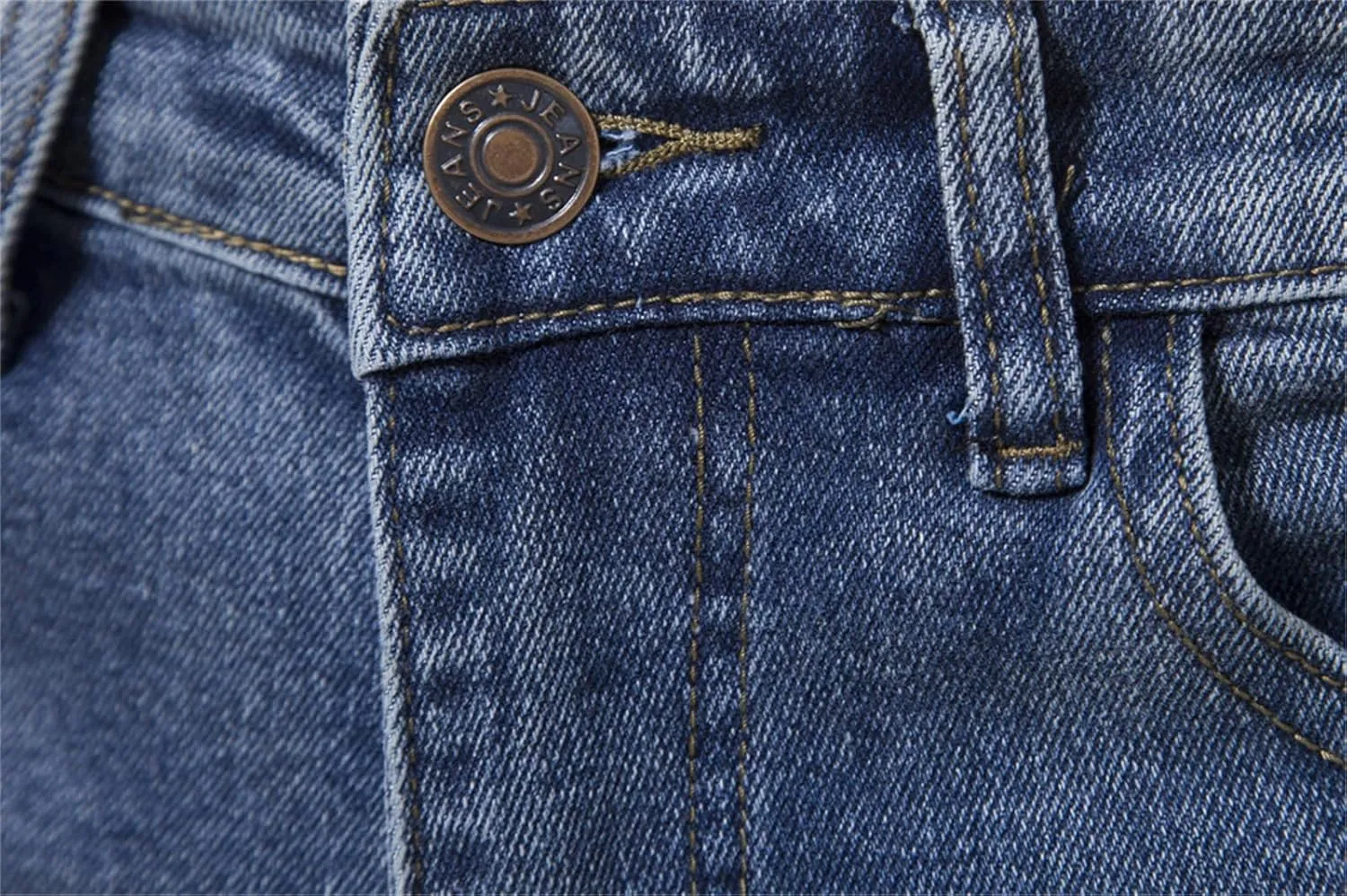 evzosrz Men's Trendy Skinny Slim Fit Jeans Straight Fit Washed Denim Pants Elastic Waist Casual Denim Pull Up Jeans