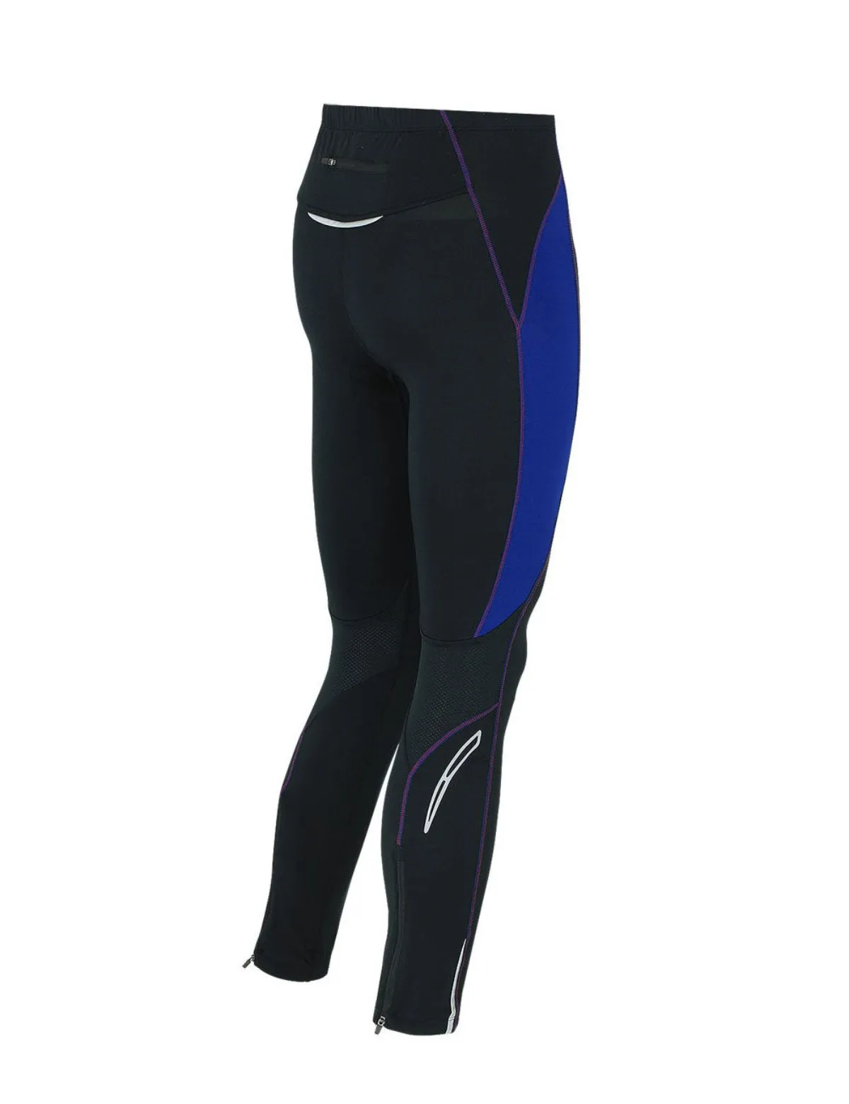 Herren Laufhose Lang Pro Air Schwarz Blau