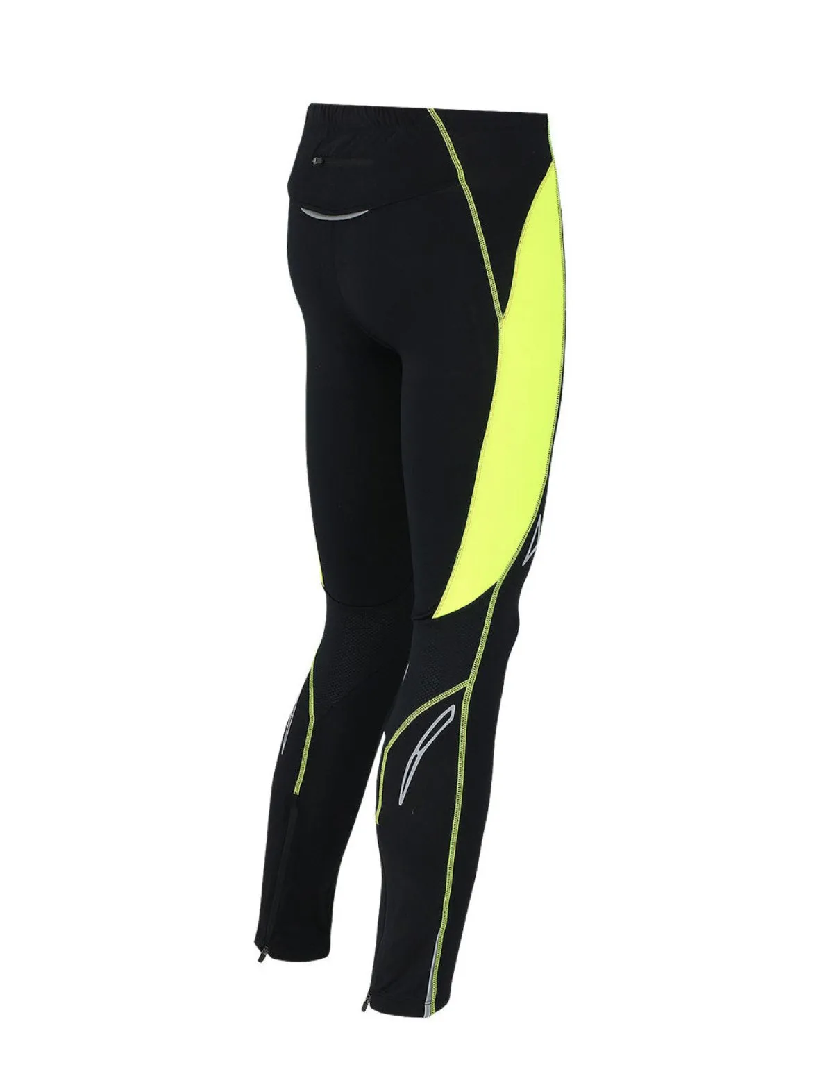 Herren Laufhose Lang Pro Air Schwarz Neon