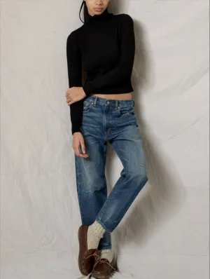 Lucy Boyfriend Jean - Eldon Wash with Rips