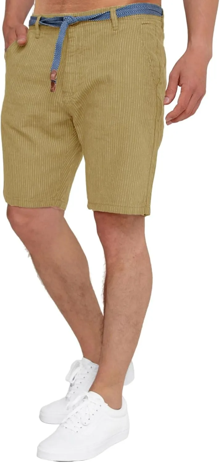 Men's Casual Striped Pants Slim Fit Flat Front Pant Loose Plus Size Trend Business Trousers