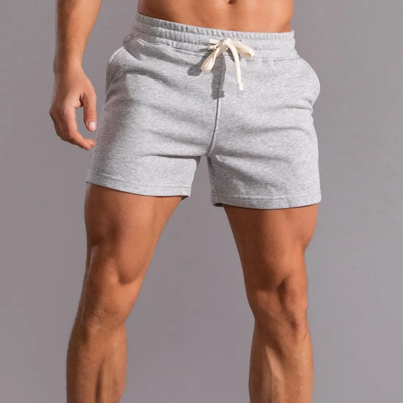 Mens Oversized Cotton Sports Shorts  Casual & Breathable Fitness Pants