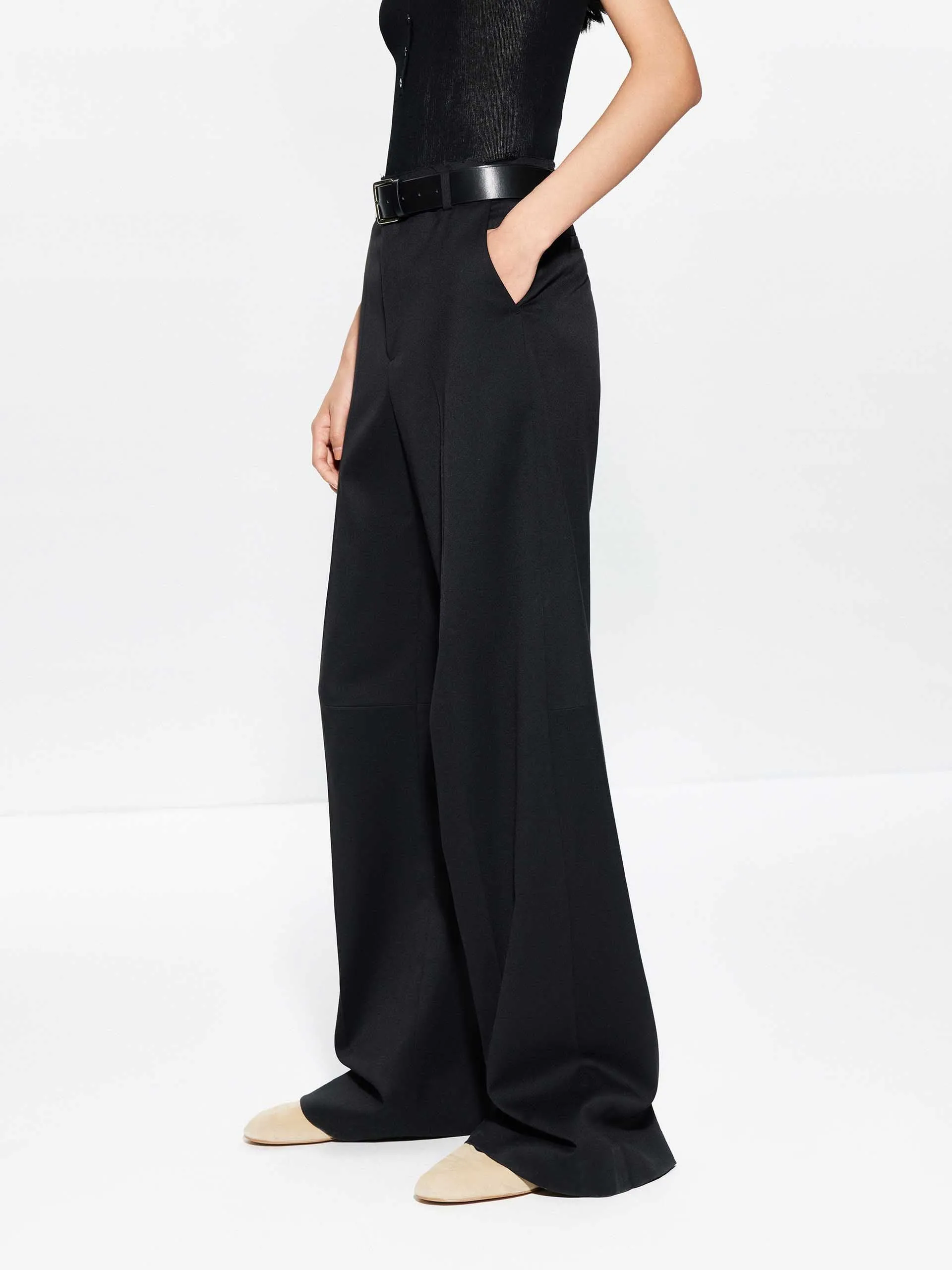 Relaxed Full Length Pants
