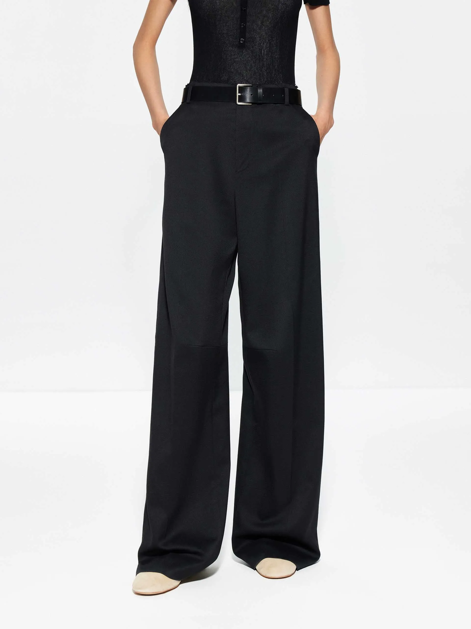 Relaxed Full Length Pants