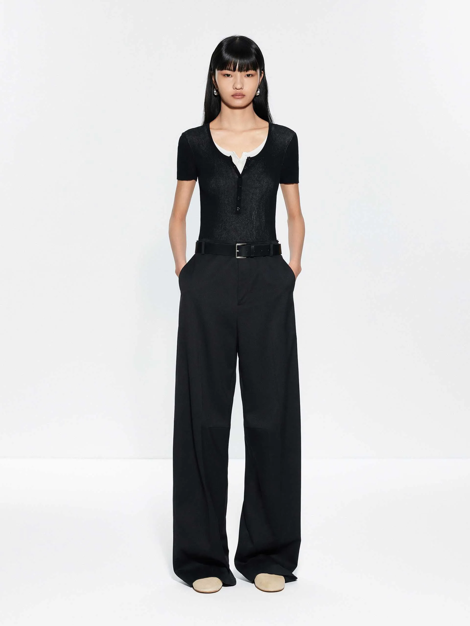 Relaxed Full Length Pants