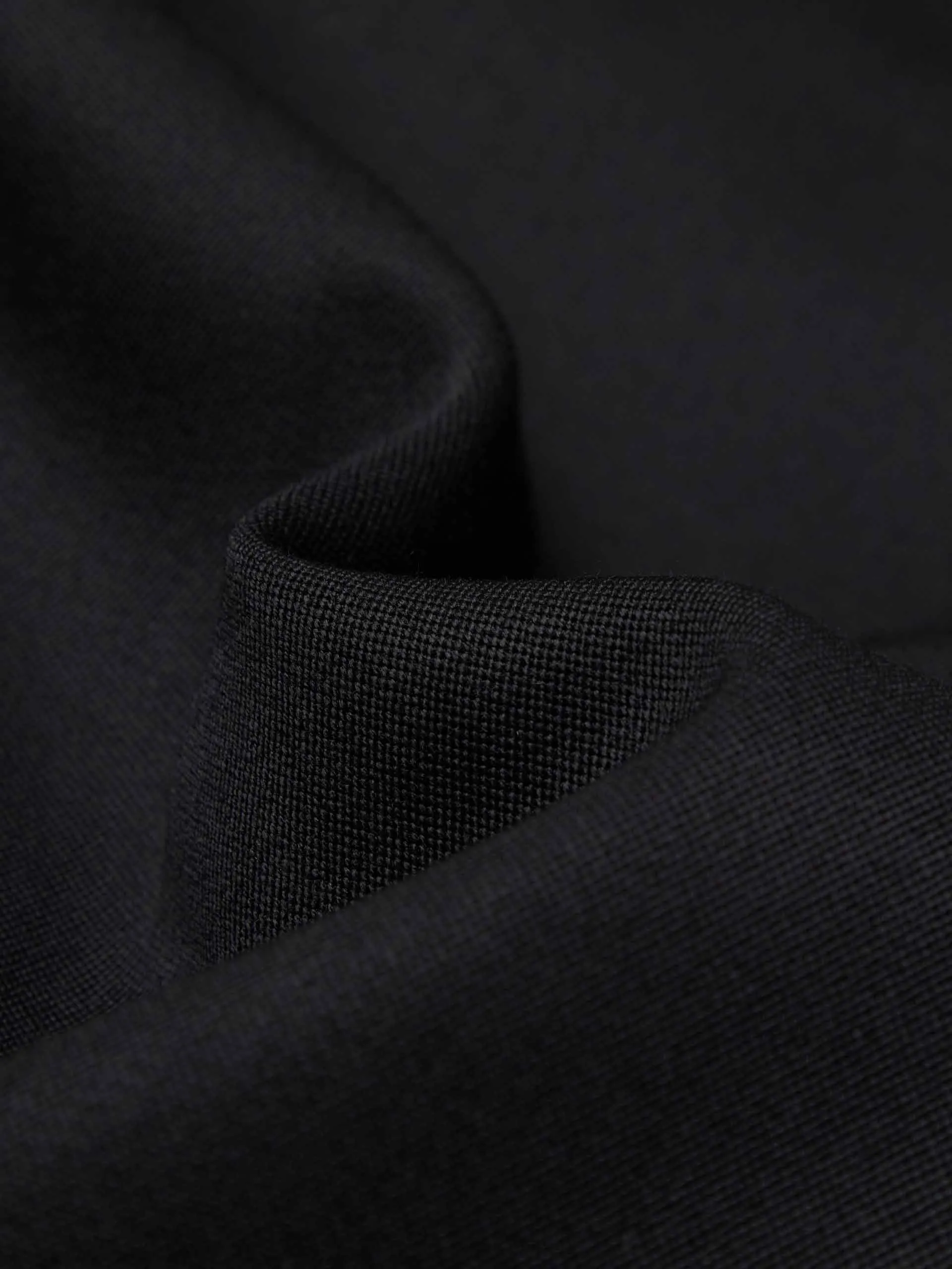 Relaxed Wool Straight Pants