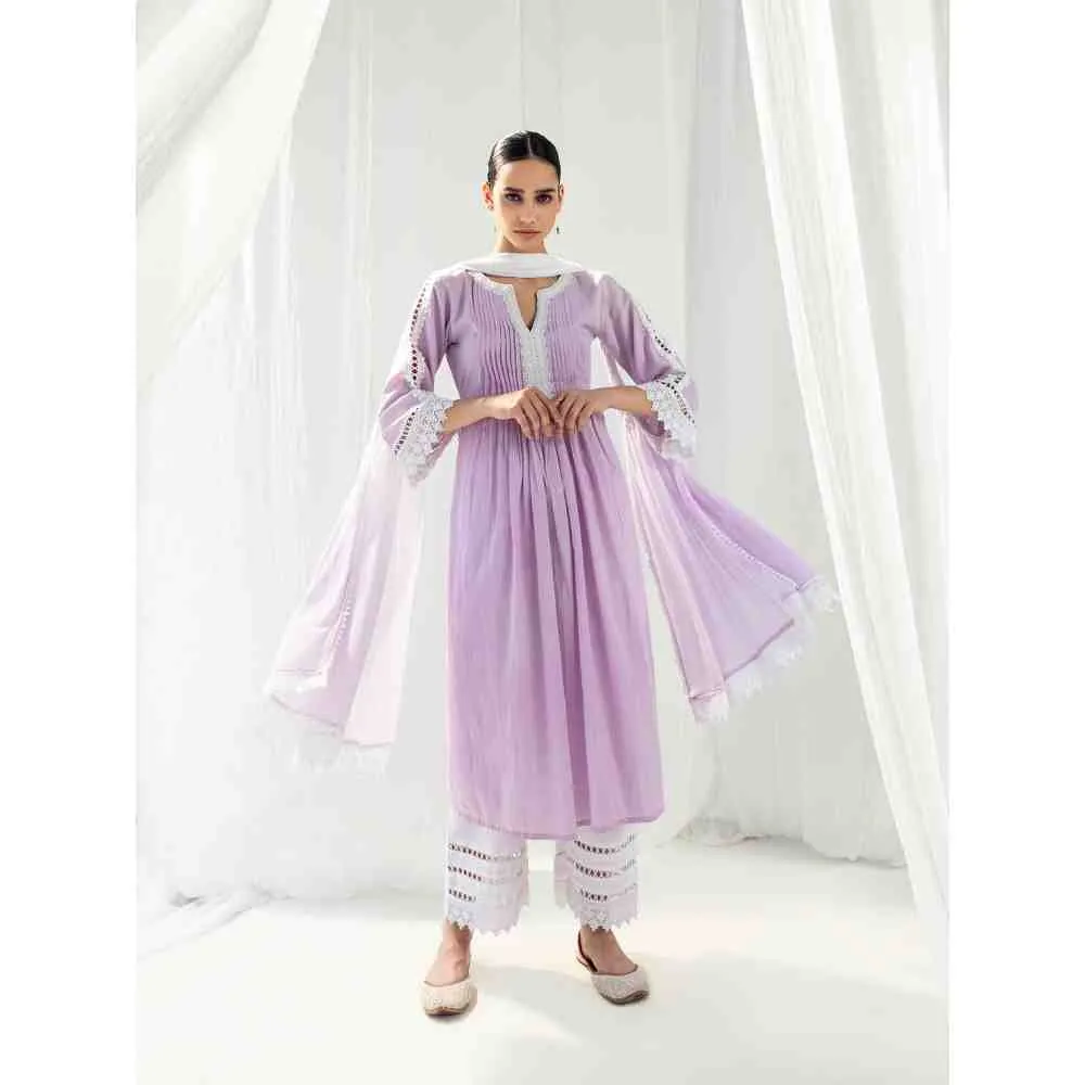 Roze Iris White Pant