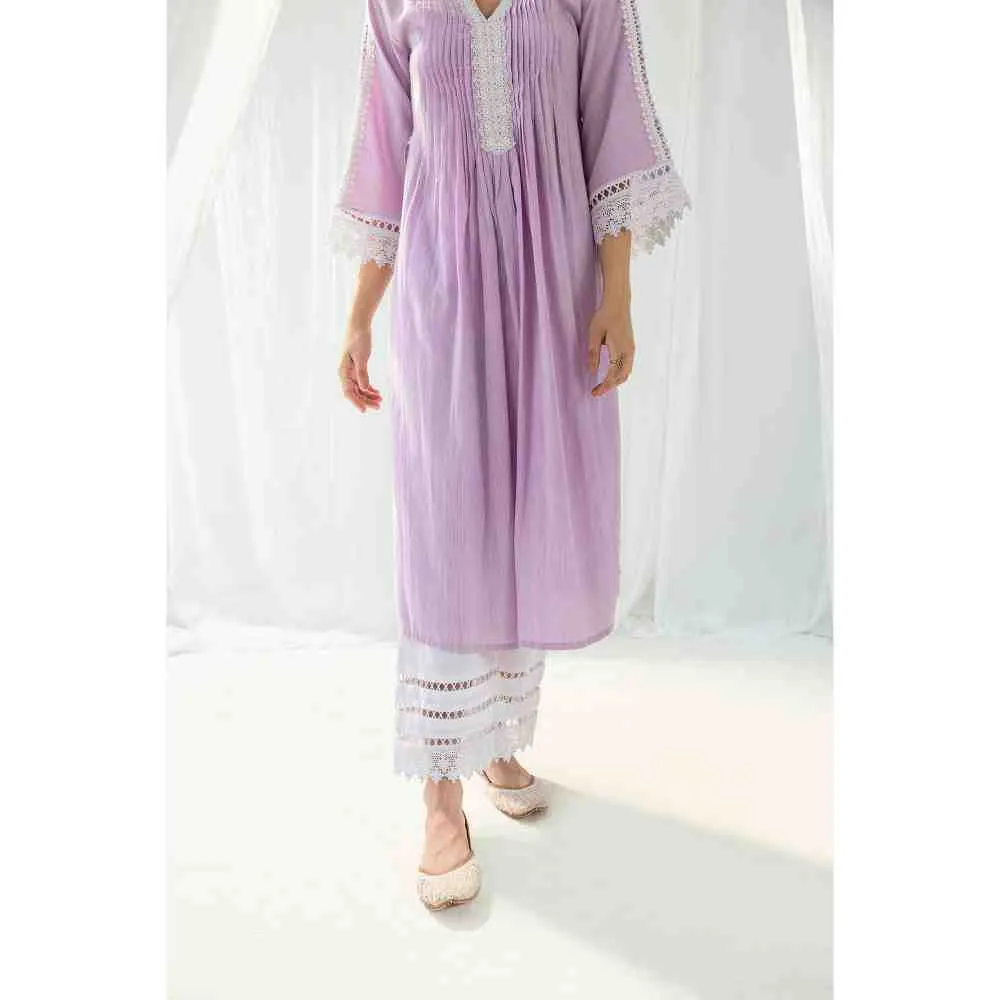 Roze Iris White Pant