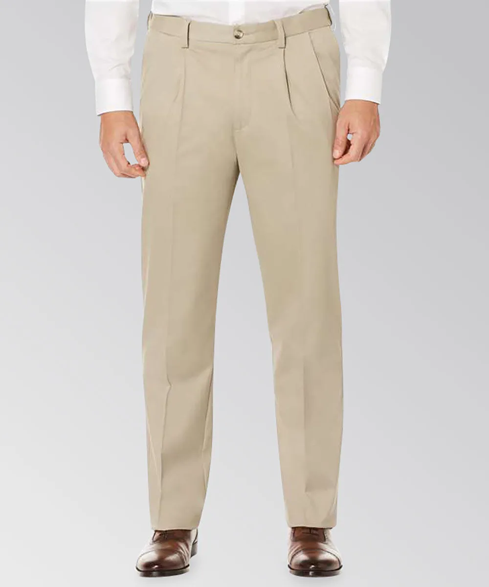 Savane Ultimate Performance Pleated Chino Pants