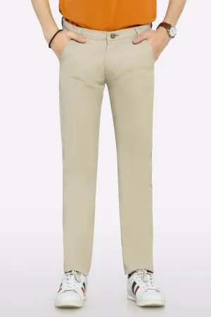 Stone Cotton Chinos For Boys