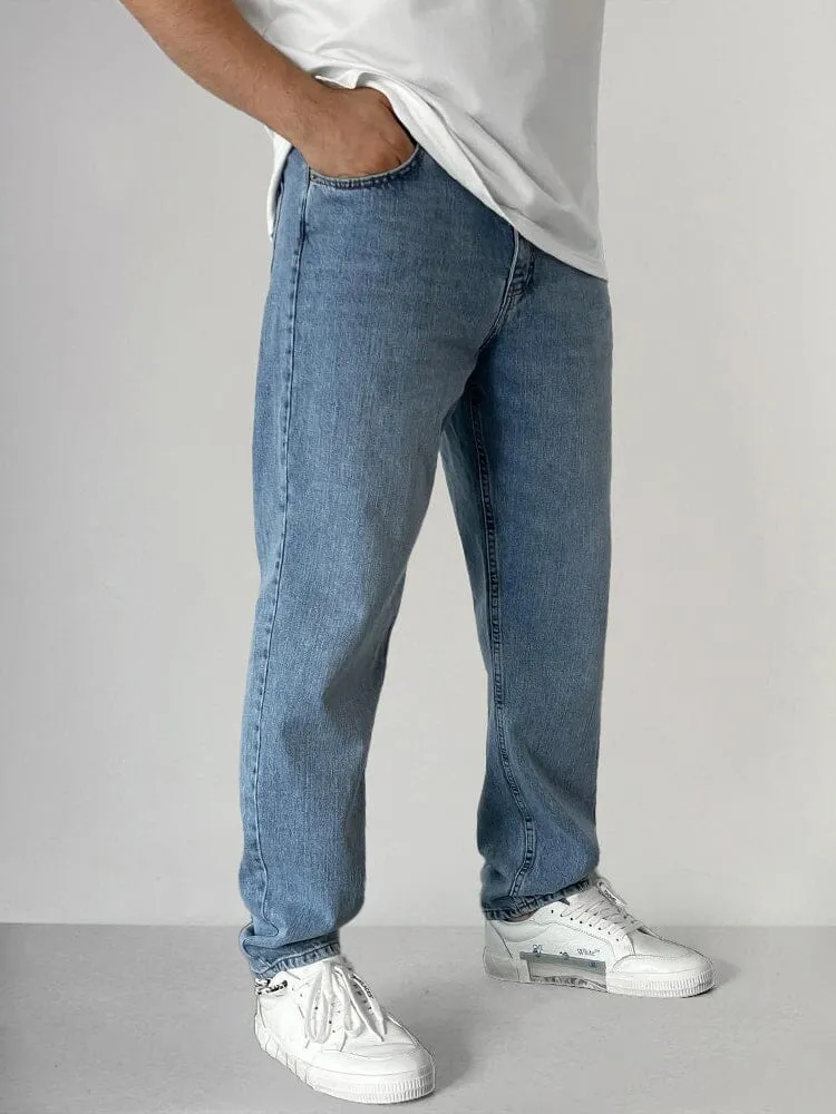 Straight Denim Pants