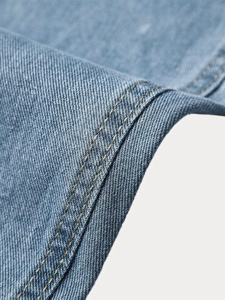Straight Denim Pants