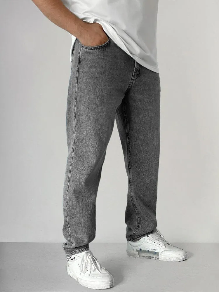 Straight Denim Pants