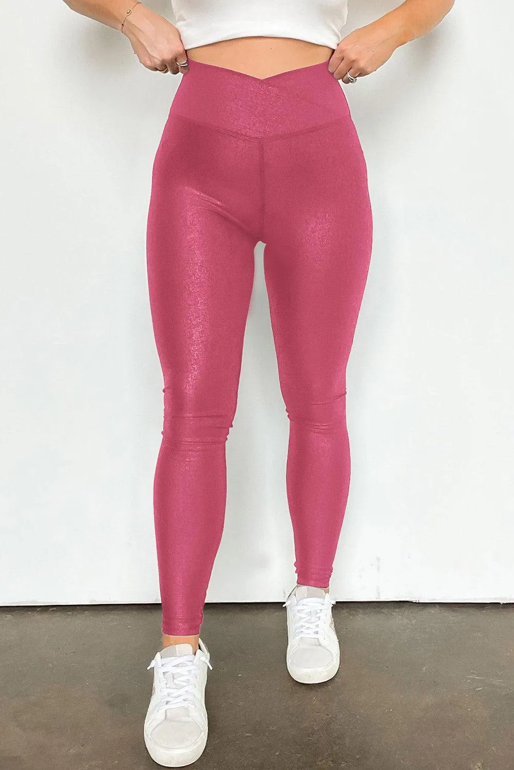 Zelda Sleek Leather Leggings