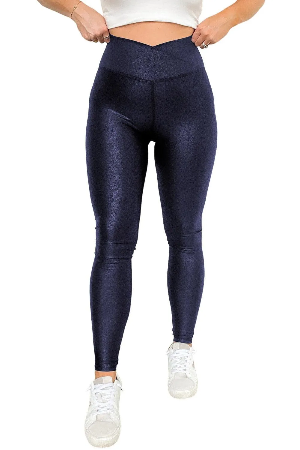 Zelda Sleek Leather Leggings