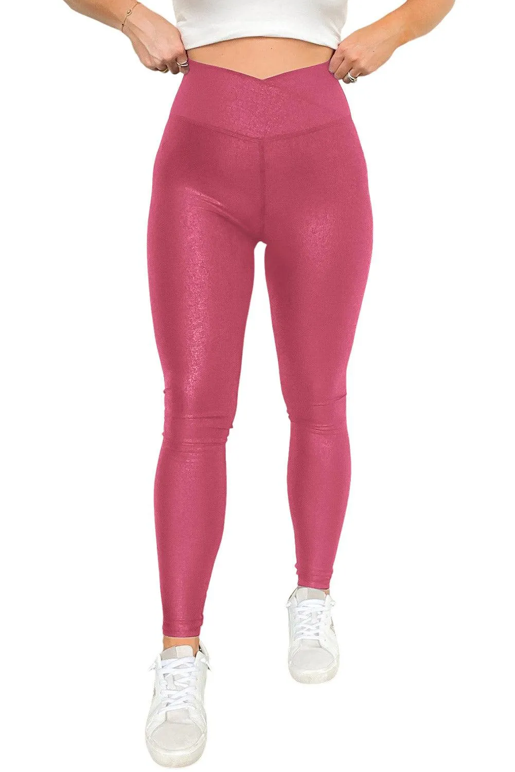 Zelda Sleek Leather Leggings